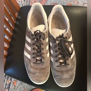 Adidas Men's Brown and White Sneakers